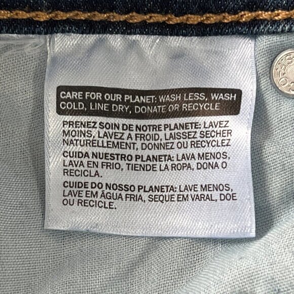 Levi's MID-RISE SKINNY WOMENS, MED WASH JEANS, SIZE 30 IN WAIST, 29 IN INSEAM - Picture 10 of 13